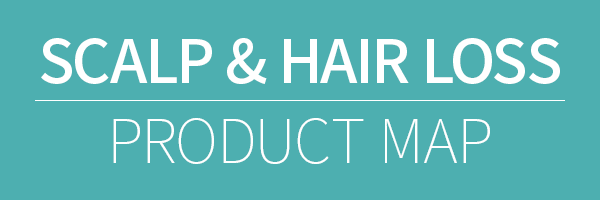 scalp & hair loss product map